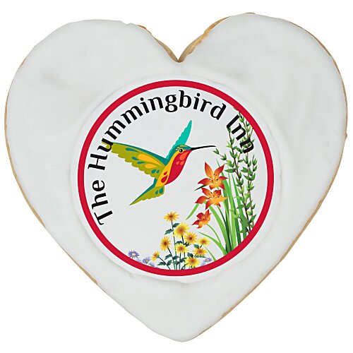 Shortbread Cookie - Full Color - Heart Main Image