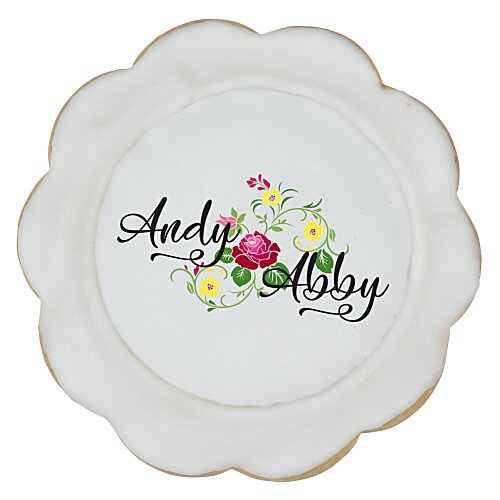 Shortbread Cookie - Full Color - Flower Main Image