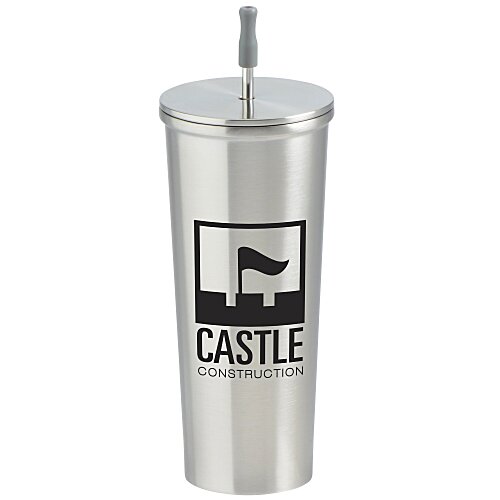 Richland Vacuum Tumbler with Stainless Straw - 22 oz. Main Image