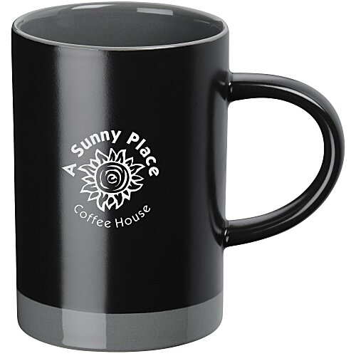 Lotus Two Tone Coffee Mug - 15 oz. - Laser Imprint Main Image