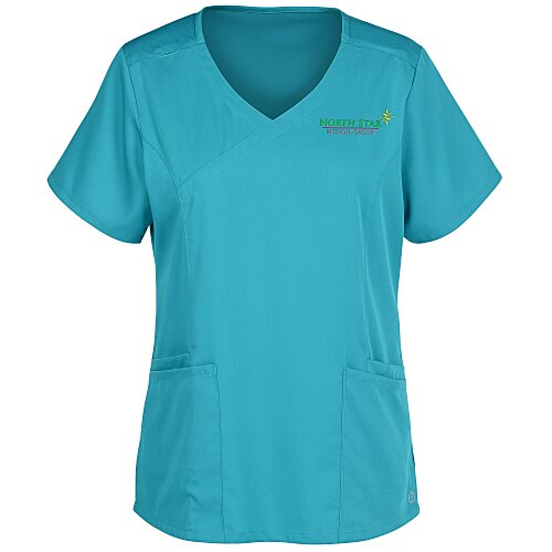 Wink Pro Flex Mock Wrap Top - Ladies' Main Image
