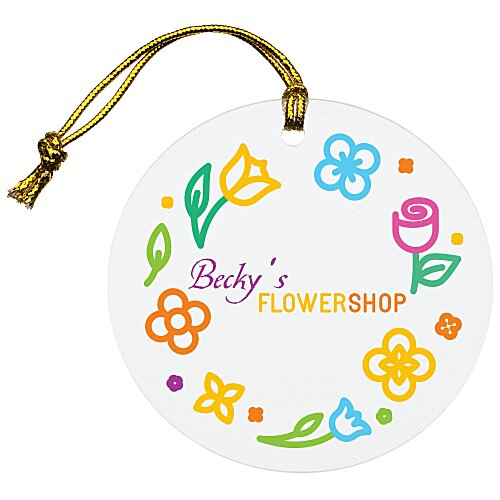 Slim Acrylic Ornament - Round Main Image