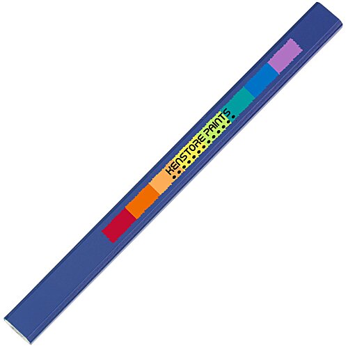 Enamel Finish Carpenter Pencil - Full Color Main Image