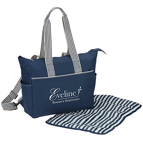 Stripe Diaper Tote-Pack Main Image