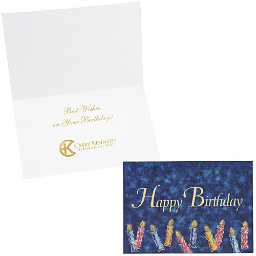 Brilliant Candles Birthday Card Main Image