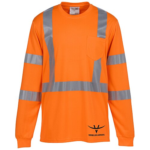 Enhanced Reflective Performance LS Pocket T-Shirt Main Image