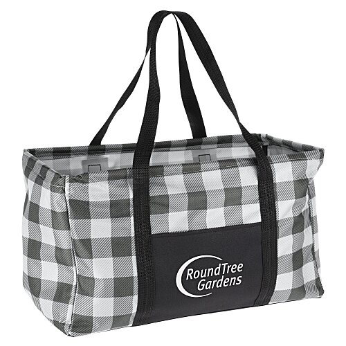 Buffalo Plaid Utility Tote - 24 hr Main Image