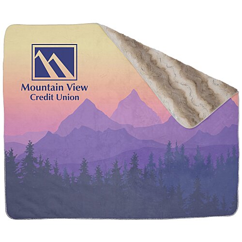 Appalachian Faux Fur Lined Throw Main Image
