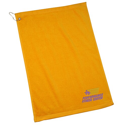 Golf Towel with Grommet and Clip Main Image