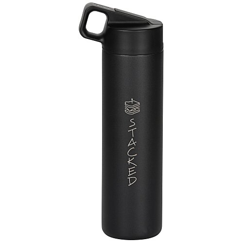 MiiR Wide Mouth Vacuum Bottle with Straw Lid - 20 oz. - Laser Engraved Main Image