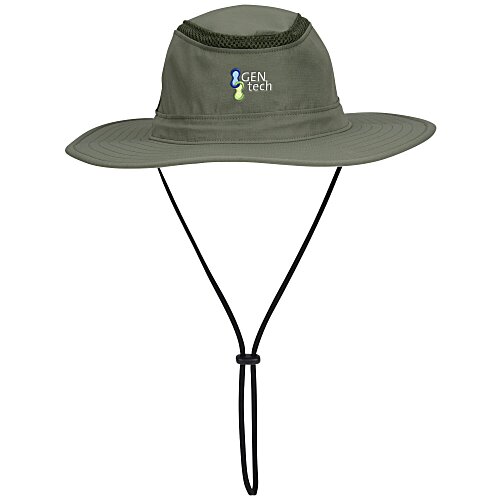 Outdoor Wide Brim Booney Hat - Embroidered Main Image