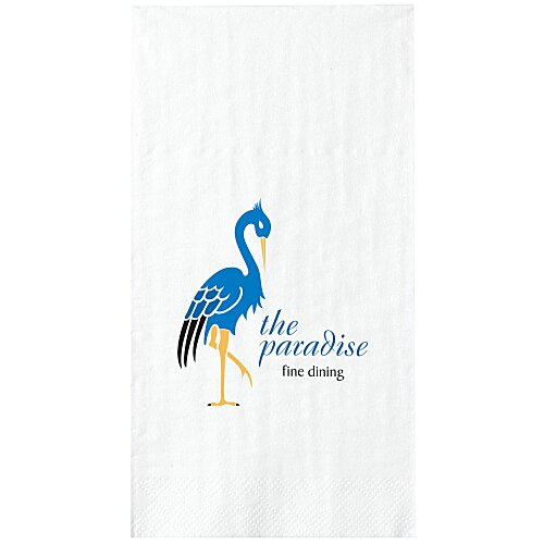 Guest Towel - 3-ply - White - Full Color Main Image
