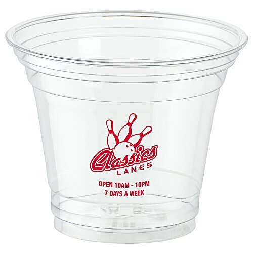 Clear Soft Plastic Cup - 9 oz Main Image
