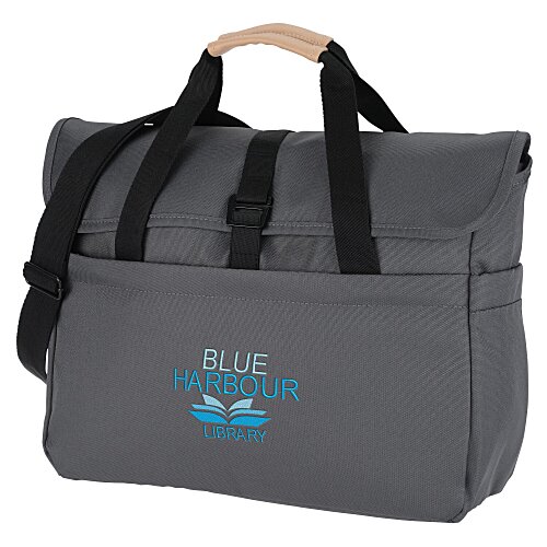 Kelso 15" Laptop Messenger Bag - Embroidered Main Image