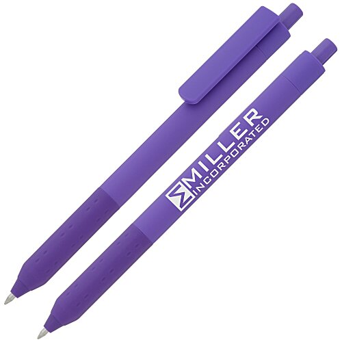 Alamo XL Clip Soft Touch Gel Pen - Neon Main Image