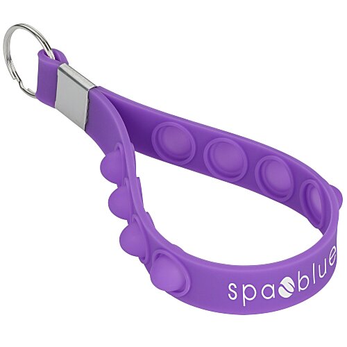 Push Pop Fidget Wrist Strap Keychain Main Image