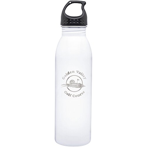 h2go Solus Stainless Bottle - 24 oz. - Laser Engraved Main Image