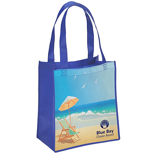 Full Color Grocery Tote - 13 inches x 12 inches Main Image