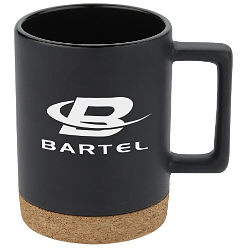 Bates Coffee Mug with Cork Base - 14 oz - 24 hr Main Image