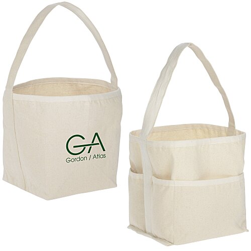 Reversible 10-oz Cotton Bucket Tote Main Image