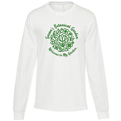 Chore 6 oz. Long Sleeve T-Shirt - White Main Image