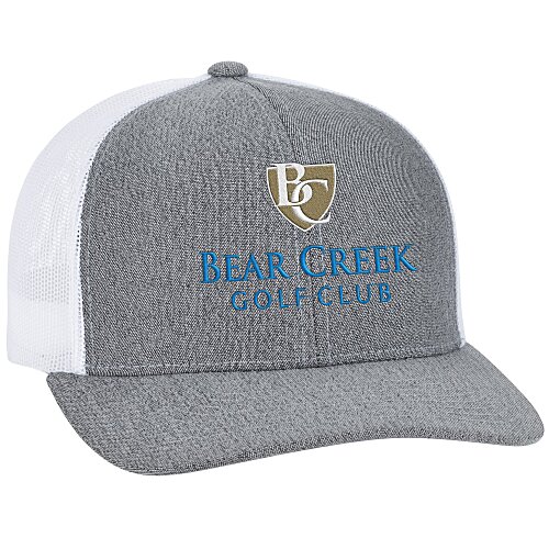 Heather Trucker Snapback Cap Main Image