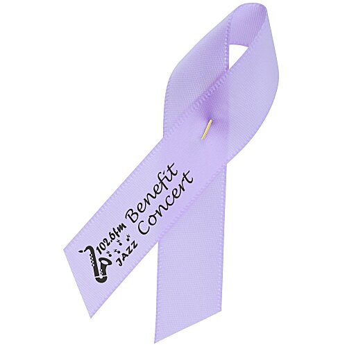 Satin Awareness Ribbon Pin Main Image