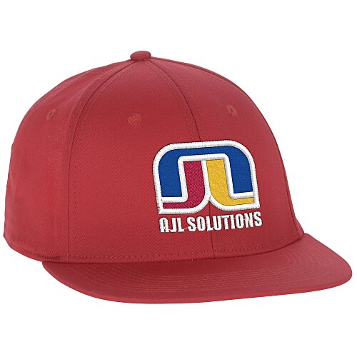 Cotton Twill Flat Bill Cap Main Image