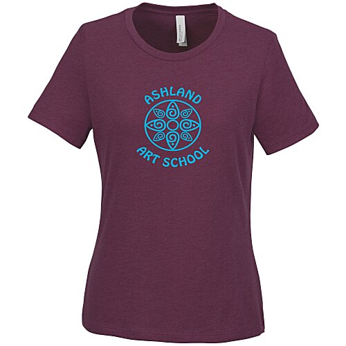 Bella+Canvas Relaxed Crewneck T-Shirt - Ladies' - Heathers - Screen Main Image