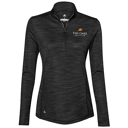 adidas Melange 1/4-Zip Pullover - Ladies' - Full Color Main Image