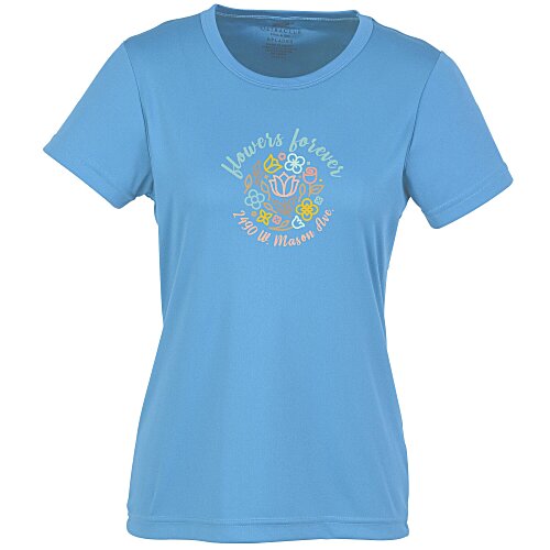 Cool & Dry Sport Performance Interlock Tee - Ladies' - Full Color Main Image