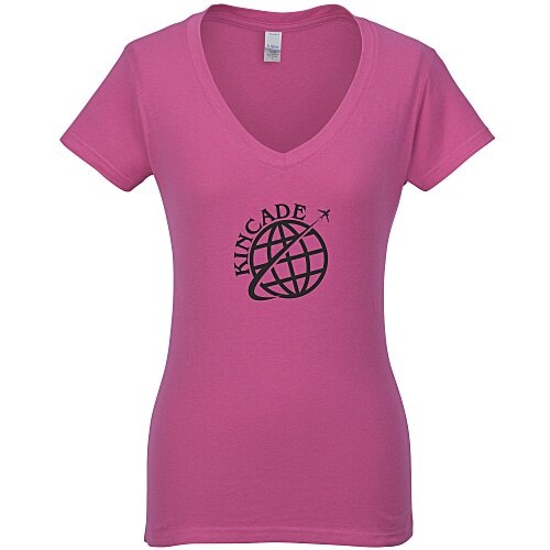 Tultex Fine Jersey V-Neck T-Shirt - Ladies' Main Image
