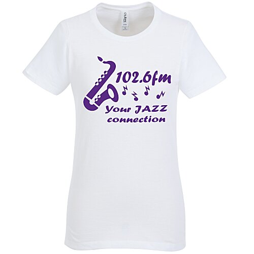 Tultex Premium Cotton T-Shirt - Ladies' - White Main Image