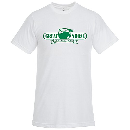 Tultex Polyester Blend T-Shirt - Men's - White Main Image