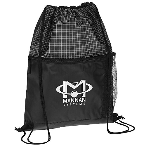 Grid Drawstring Sportpack Main Image