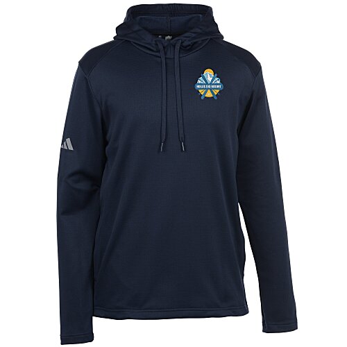 adidas Textured Mixed Media Hoodie Main Image