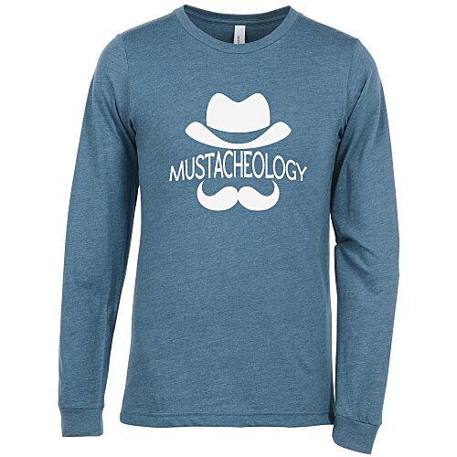Bella+Canvas Long Sleeve T-Shirt - Men's - Heathers Main Image