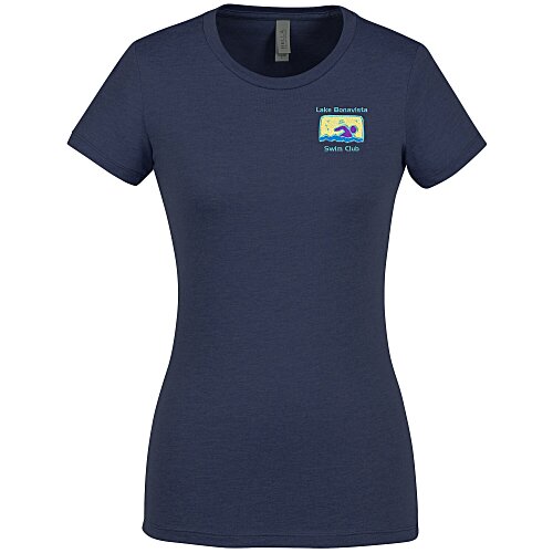 Bella+Canvas Favorite Tee - Ladies' - Heathers - Embroidered Main Image