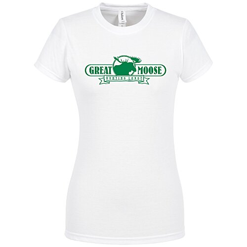 Tultex Polyester Blend T-Shirt - Ladies' - White Main Image
