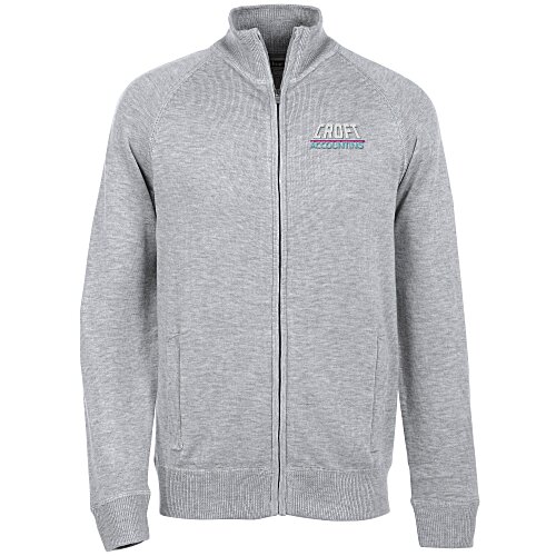 Full-Zip Sweater Jacket with Pockets - Men's Main Image