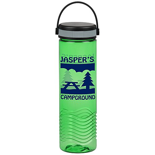 Twist Water Bottle with Loop Carry Lid - 24 oz. Main Image