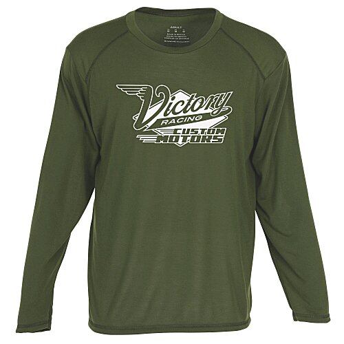 Augusta Super Soft-Spun Poly Long Sleeve T-Shirt - Men's Main Image