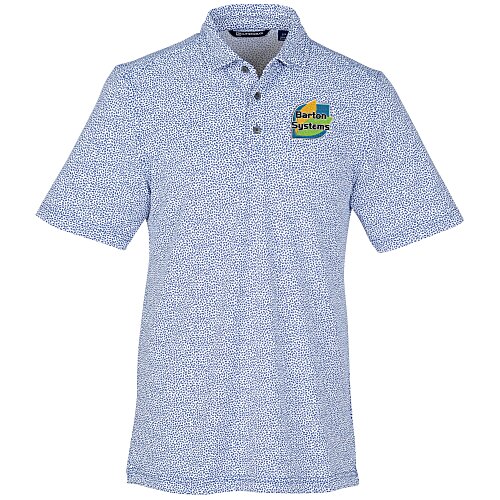 Cutter & Buck Virtue Pique Botanical Print Polo Main Image