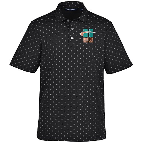 Cutter & Buck Virtue Pique Tile Print Polo Main Image