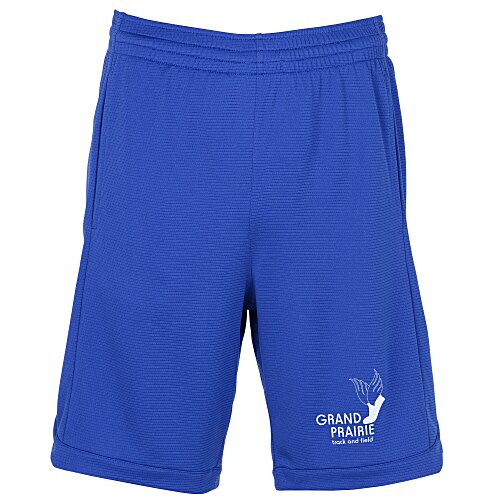 Closed Hole Mesh Shorts With Pockets Main Image