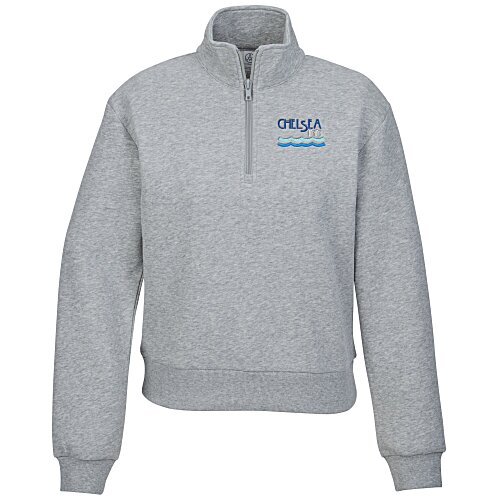 Alternative Cozy Fleece 1/4-Zip Sweatshirt - Ladies' - Embroidered Main Image