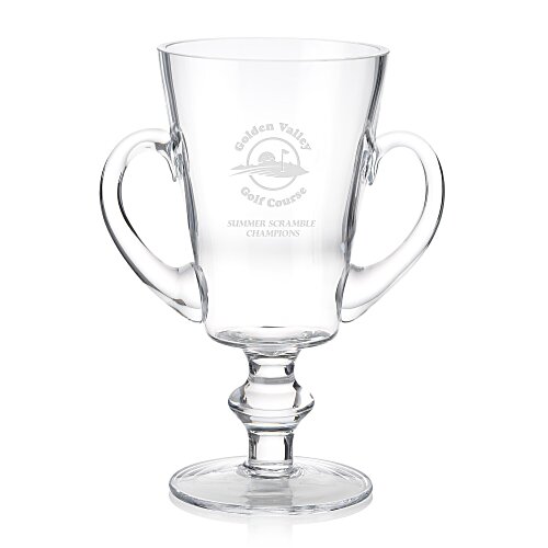 Trophy Cup Glass Award - 8 inches Main Image