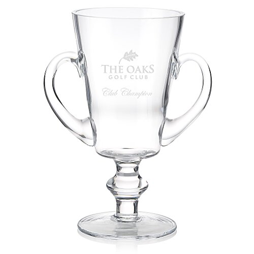 Trophy Cup Glass Award - 10 inches Main Image