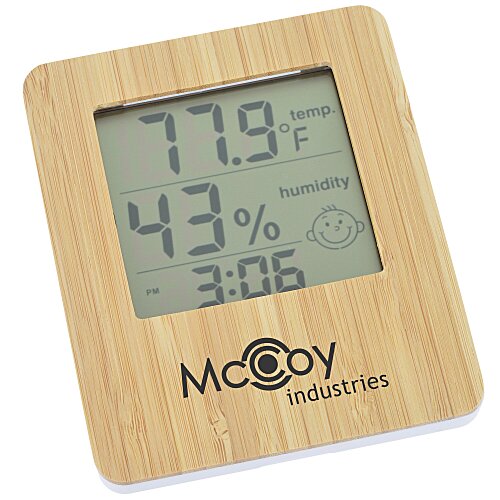 Indoor Weather Station Clock - 24 hr Main Image
