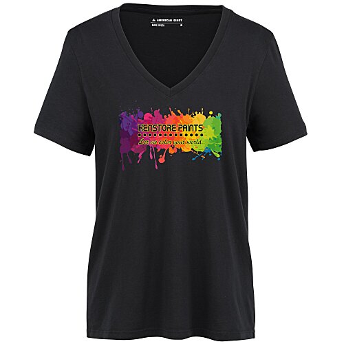 American Giant Classic Cotton V-Neck T-Shirt - Ladies' - Full Color Main Image